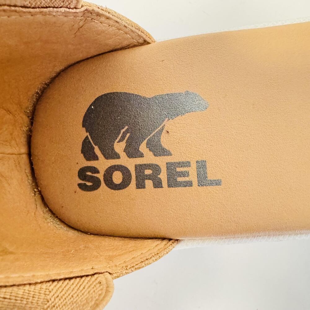 Sorel Sandals Womens 9.5 Brown Joanie II Platform Wedge Ankle Strap Zip Shoes - Picture 10 of 11